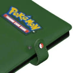Premium Green 4 Pocket Snap Binder For Pokemon Ultrapro