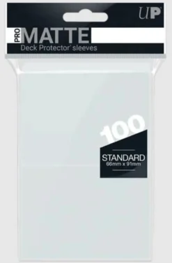 Pro Matte Standard Deck Protector Sleeves Clear 100 Ultrapro