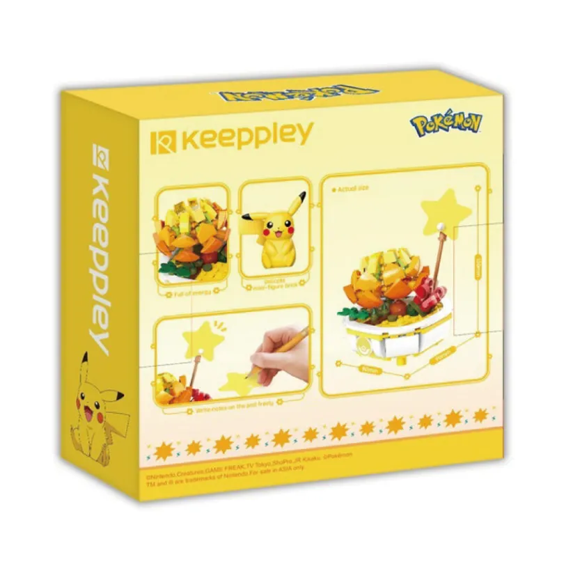 Qman Keeppley Pokemon Bonsai - Pikachu