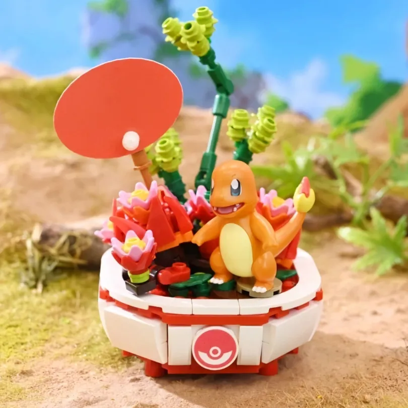 Qman Keeppley Pokemon Bonsai - Charmander