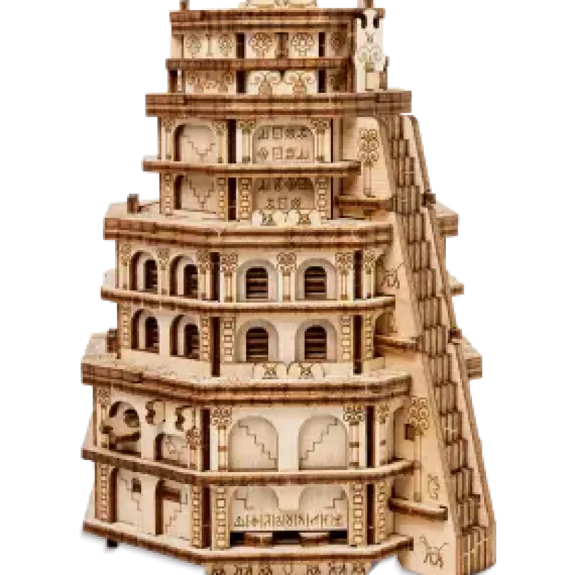 Quest Tower - Wooden Escape Puzzle