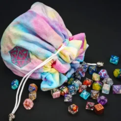 Rainbow Dice Storage Bag