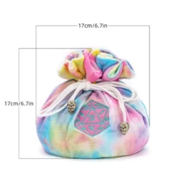 Rainbow Dice Storage Bag