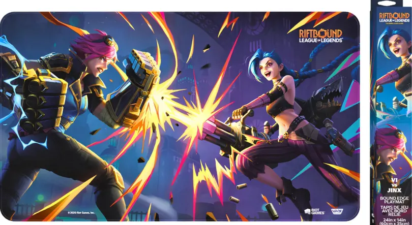 Riftbound: League of Legends TCG: Vendetta Playmat - Vi vs Jinx