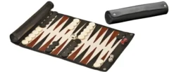 Roll Travel Backgammon,synthetic leather (1713)