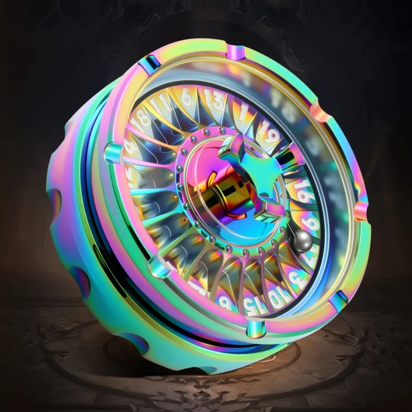 Roulette Dice D20 Rainbow