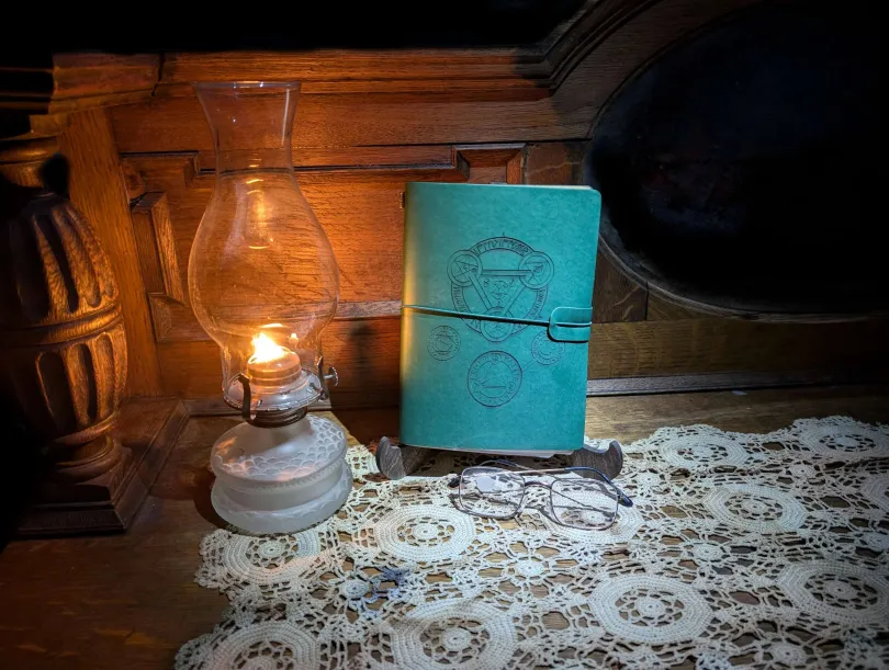 RPG Character Journal Green Arcane Symbol