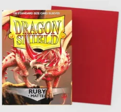 Ruby - Matte Sleeves - Standard Size (100)