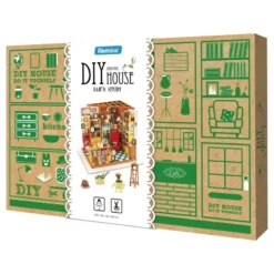 Sam's Study - DIY Miniature House, Bookshelf Decoration Kit - Rolife