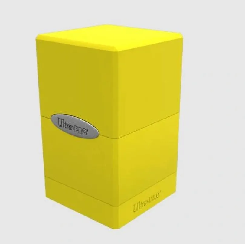 Satin Tower Deckbox Bright Yellow