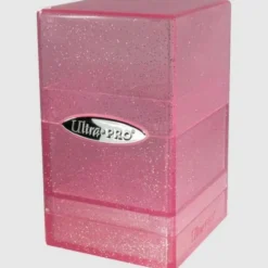 Satin Tower Deckbox Glitter Pink