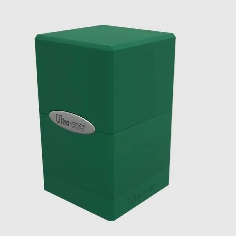 Satin Tower Deckbox Green