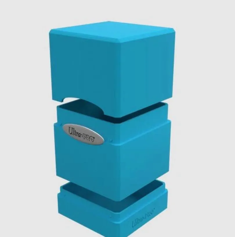 Satin Tower Deckbox Light Blue