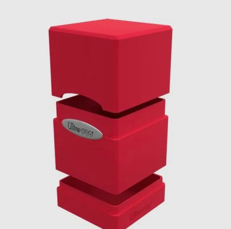 Satin Tower Deckbox Red