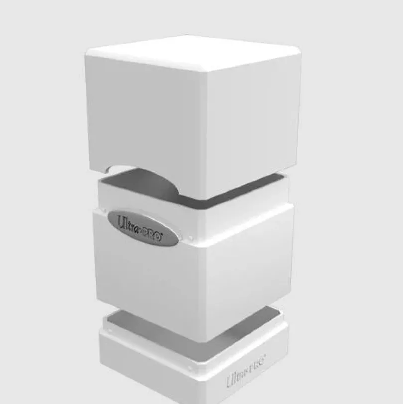 Satin Tower Deckbox White