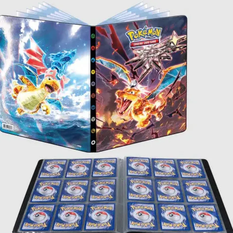 Scarlet and Violet Charizard and Dragonite 9-Pocket Portfolio for Pokémon
