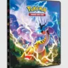 Scarlet and Violet Raging Bolt and Iron Crown 4-Pocket Portfolio for Pokémon