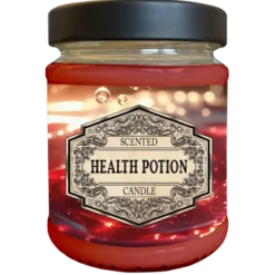 Scented Candle Health Potion with Surprise Dice