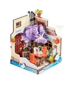 Sea Holiday Restaurant - DIY Miniature House, Bookshelf Decoration Kit - Rolife