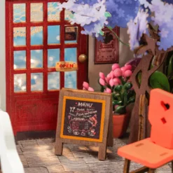 Sea Holiday Restaurant - DIY Miniature House, Bookshelf Decoration Kit - Rolife