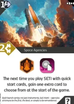 SETI Space Agencies Promo Card