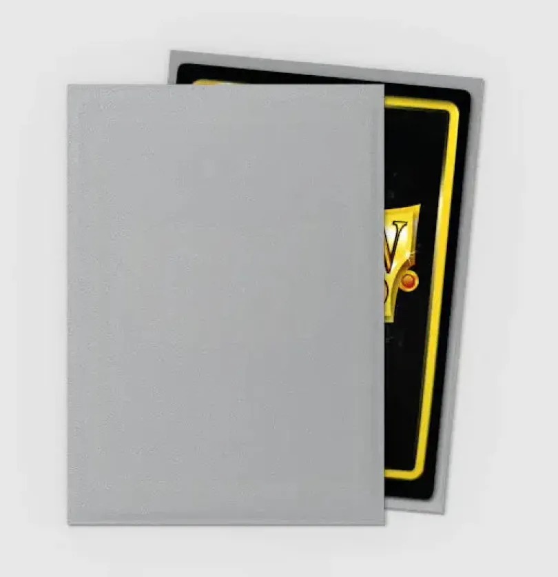 Silver Matte Sleeves Standard Size (100 sleeves)