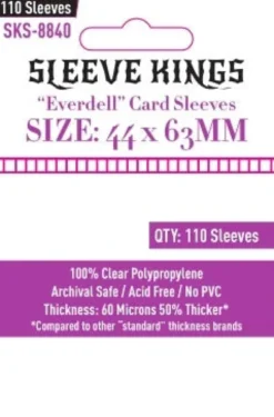 Sleeve Kings - Everdell Mini Compatible Sleeves, 44x63mm (110)