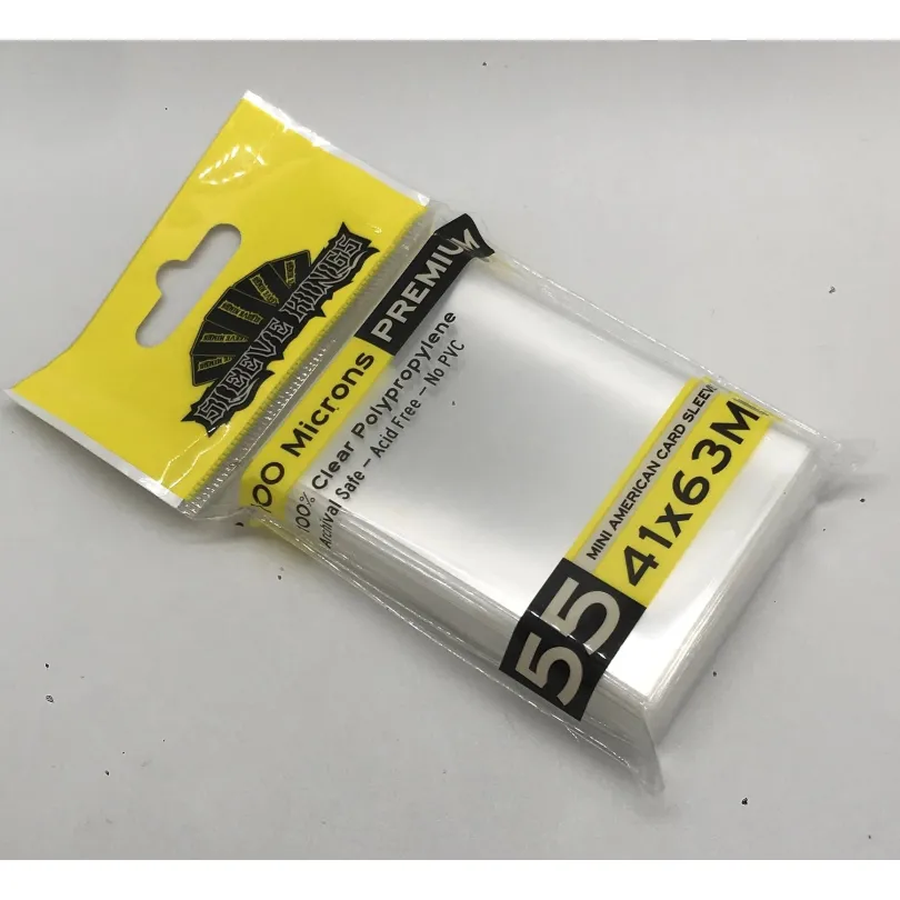 Sleeve Kings - Mini USA Card Sleeves, 41x63mm (55) 100 Microns