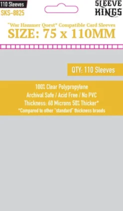 Sleeve Kings - Warhammer Quest Sleeves, 75x110mm (110)