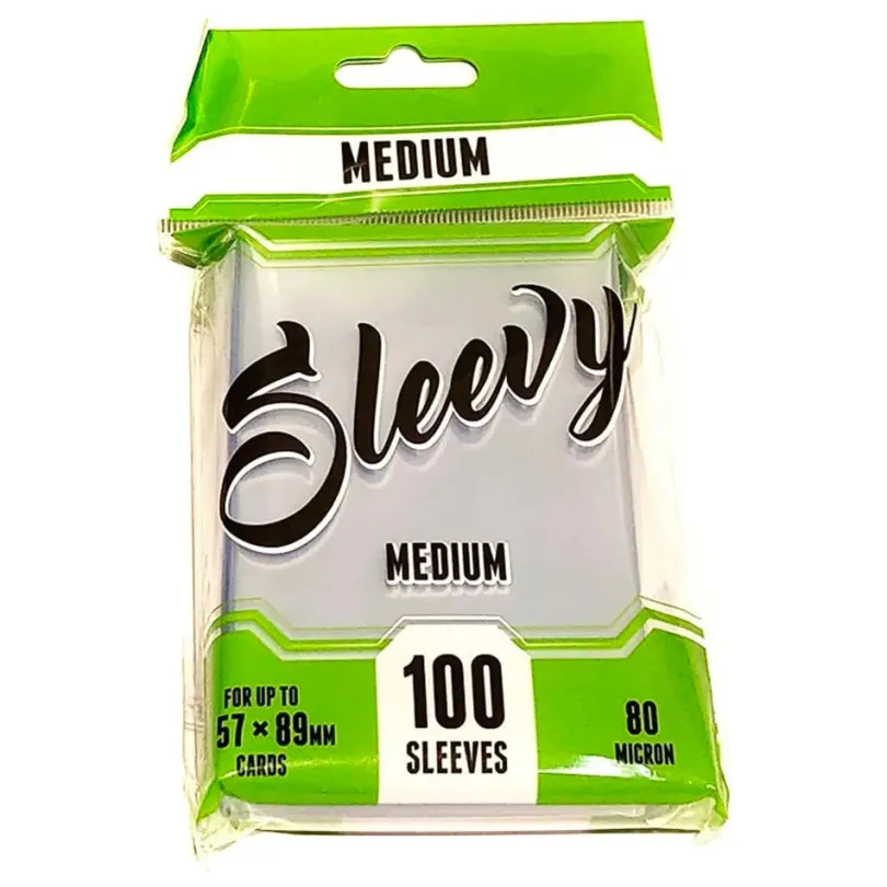 Sleevy MEDIUM – klara (100 sleeves for 57x89 mm cards)