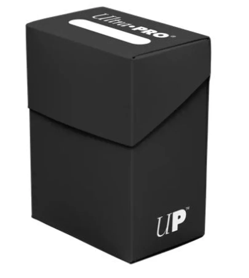 Solid Deck Boxes Black Ultrapro