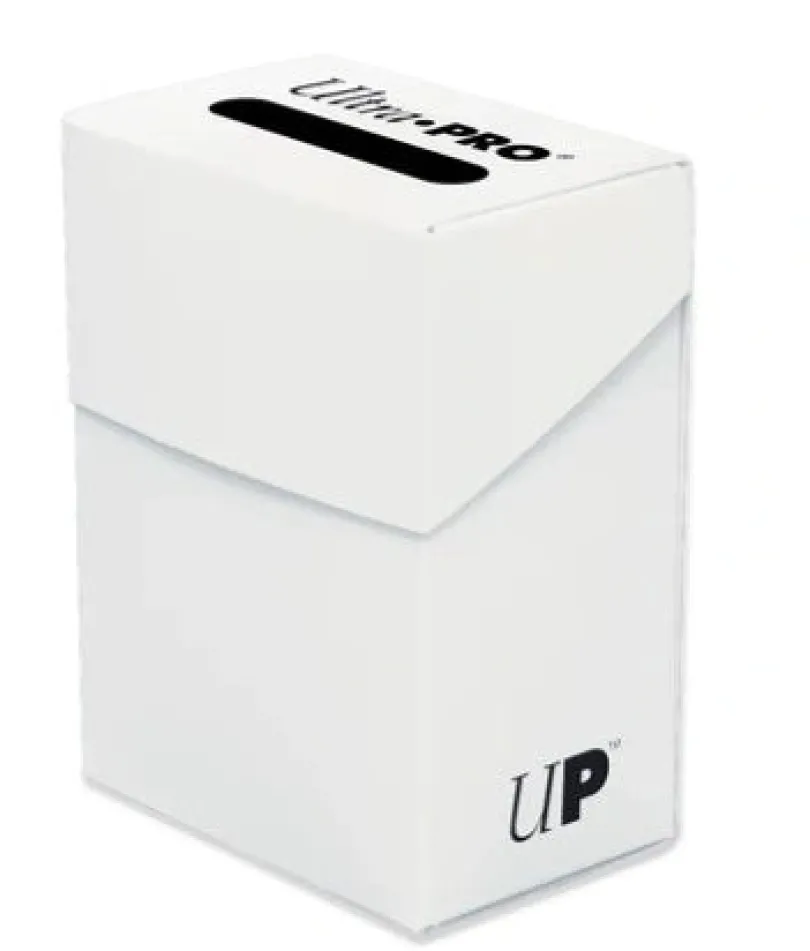 Solid Deck Boxes White Ultrapro