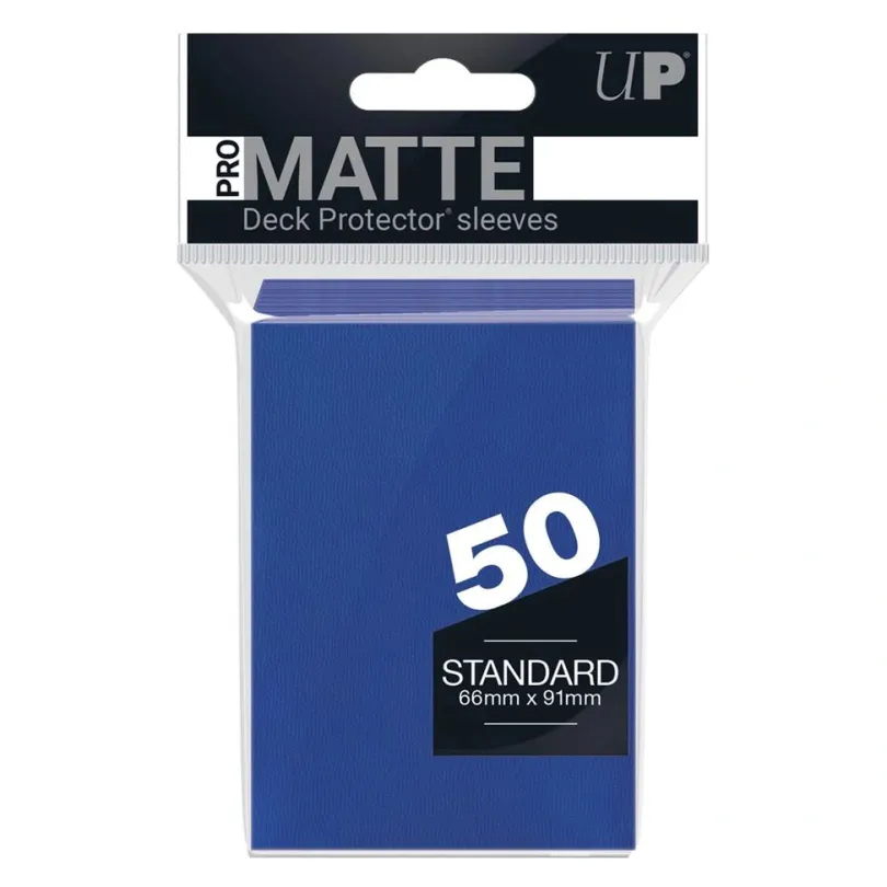 Standard Sleeves - Pro-Matte - Non Glare - Blue (50 Sleeves)