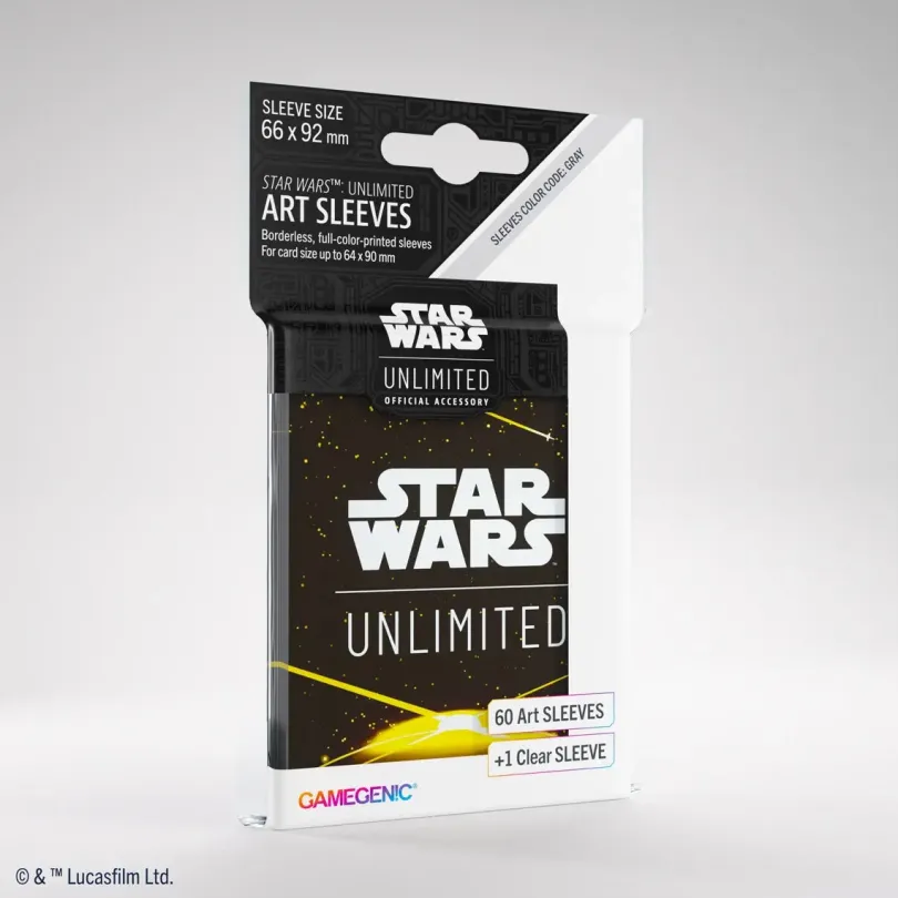 Star Wars: Unlimited Art Sleeves - Card Back Yellow