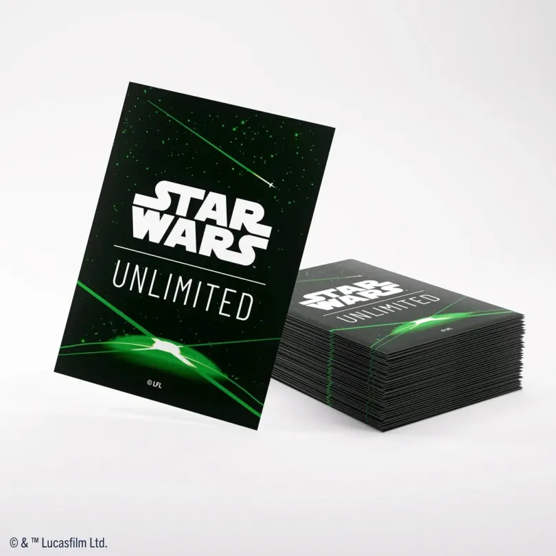 Star Wars: Unlimited Art Sleeves - Card Back Green