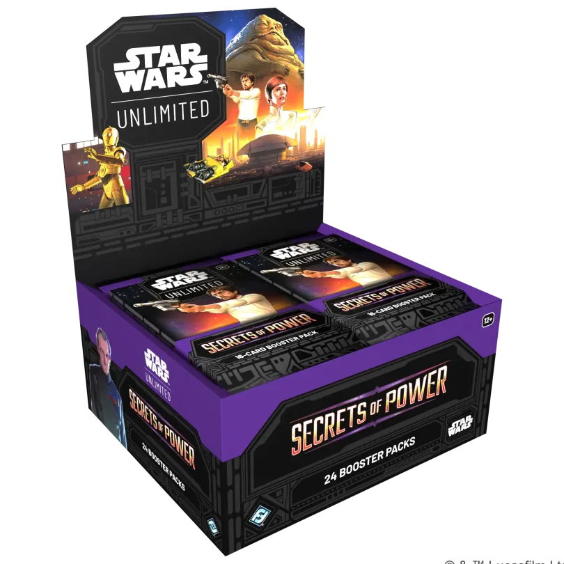 Star Wars: Unlimited Secrets of Power Booster Display (24 Booster)