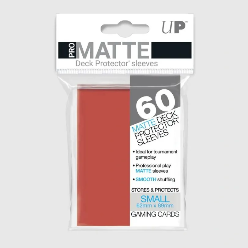 60st Pro-Matte Red Small Deck Protectors