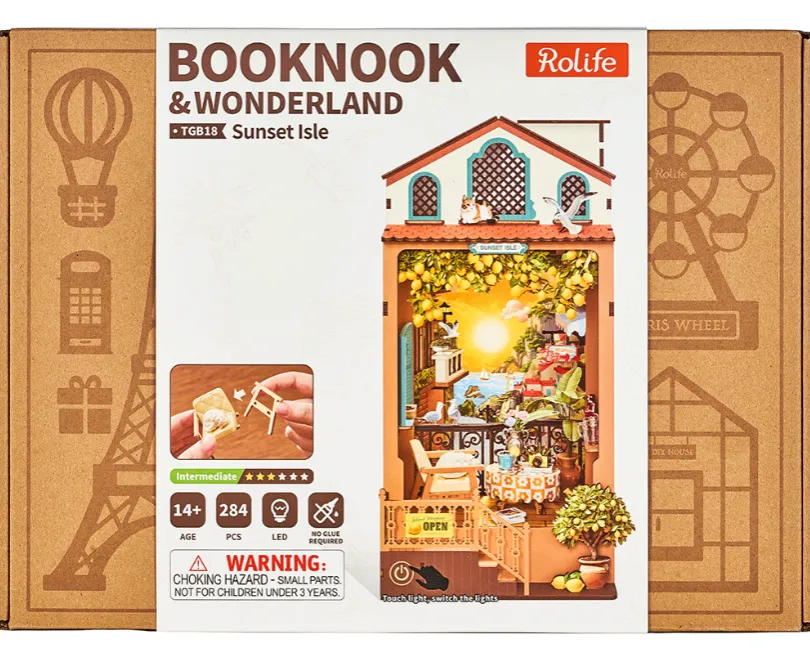 Sunset Isle - Book Nook Kit - Rolife