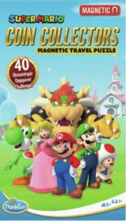 Super Mario Coin Collector Magnetiskt Rese Pussel