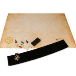 Tabletop RPG Grid Mat Campaign Kit