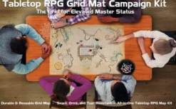 Tabletop RPG Grid Mat Campaign Kit
