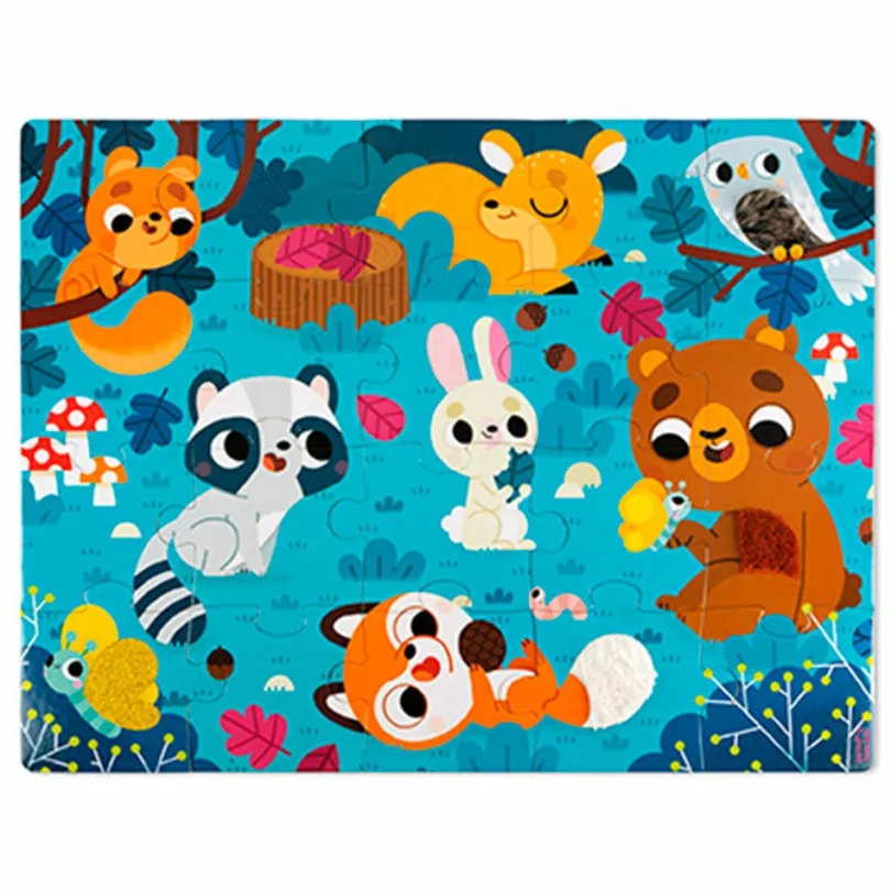Tactile Puzzle Forest Animals (20 pieces)