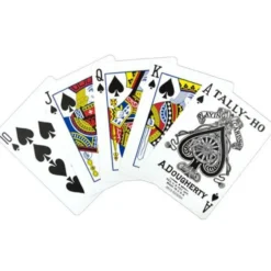 Tally-Ho Circle cards (Blue)