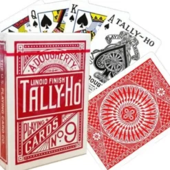 Tally-Ho Circle cards (Red)