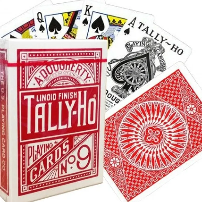 Tally-Ho Circle cards (Red)