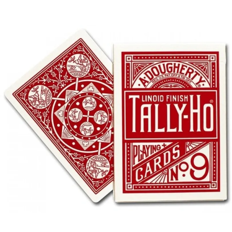 Tally-Ho Fan back cards (Red)