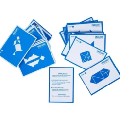 Tangram Puzzle - two sets with challenge cards