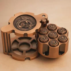 Tarning For Dndrollspel Bullet Dice Coppar Revolver