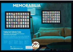 Tavelram - GBEYE - Trading Card Collector Frame 50 Position Black (91.5x61cm)