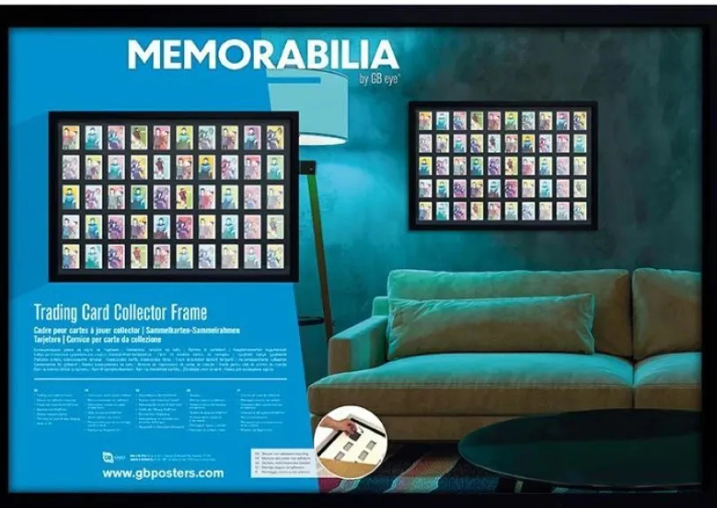 Tavelram - GBEYE - Trading Card Collector Frame 50 Position Black (91.5x61cm)